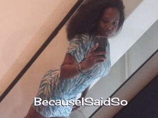 BecauseISaidSo