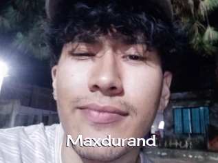 maxdurand Click here to exit